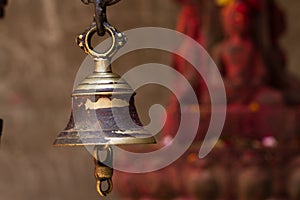 Bell in the Hindu temple