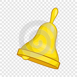 Bell icon, cartoon style