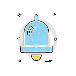 Bell icon design vector