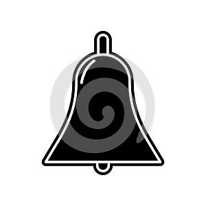 bell icon. Element of Education for mobile concept and web apps icon. Glyph, flat icon for website design and development, app