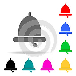 bell icon. Elements of School and study multi colored icons. Premium quality graphic design icon. Simple icon for websites, web de