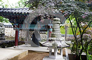 Bell, Jinju Castle, South Gyeongsang, South Korea