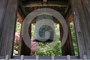 Bell of Kencho ji in Kamakura, Japan