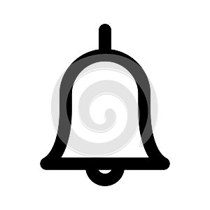 Bell Line Style vector icon which can easily modify or edit