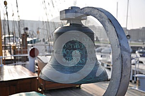 Bell of Mercator ship photo