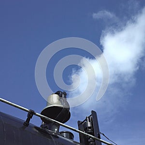 Bell on an old locomotive