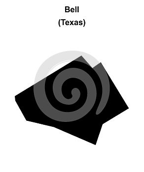Bell outline map