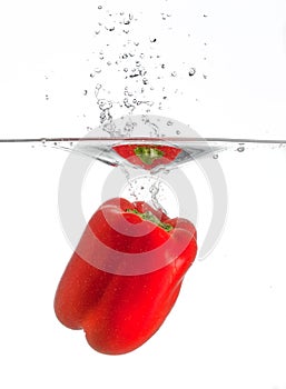 Bell pepper splash