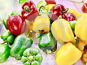 Bell pepper or sweet pepper