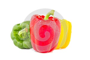 Bell pepper three colors