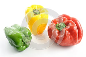 Bell peppers colors
