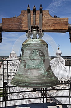 Bell in Pisa Leaning Tower, Italy