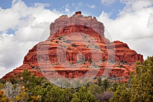 Bell Rock Butte Canyon Sedona Arizona