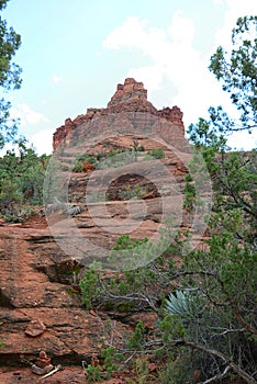 Bell rock vortex in Sedona, Arizona