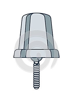 Bell at Sea Adventures Poster Vector Illustration