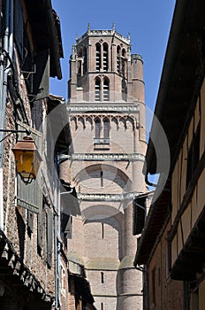 Bell tower of Albi in France photo