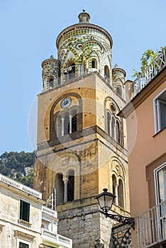 Bell tower of Amalfi Cathedral, Amalfi, Italy
