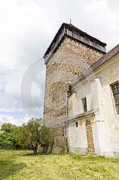 Barcut fortified church - bell tower