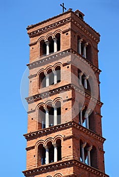 Bell tower of basilica dei Santi Giovanni e Paolo