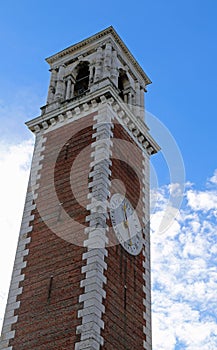Bell Tower of Basilica di Monte Berico in Vicenza in Italy photo