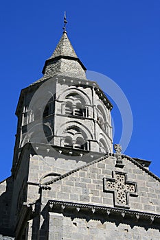 Bell tower - Basilica Notre-Dame - Orcival - France