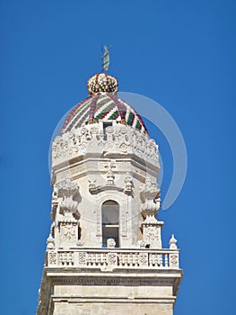 The bell tower of the cathedral in Lecce