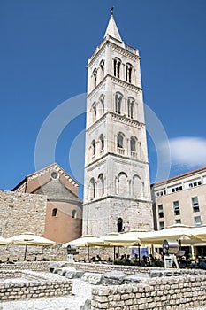 Bell tower, Cathedral of St. Anastasia, Zadar, Croatia