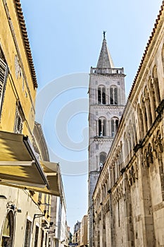 Bell tower, Cathedral of St. Anastasia, Zadar, Croatia