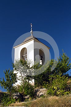 Bell tower of the cave monastery.