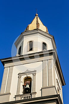 Bell tower of Chiesa dei Santi Ciro e Giovanni. Vico Equense