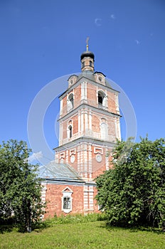 Bell tower of the church of the Epiphany. Goritsky Assumption Monastery.