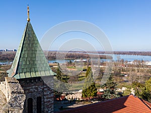 Bell tower of the Church of the Holy Mother of God