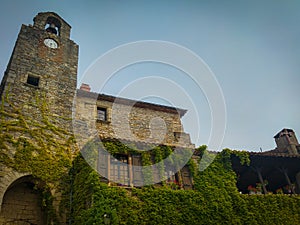 Bell Tower of the Church of the Little Medieval Village of Bruniquel