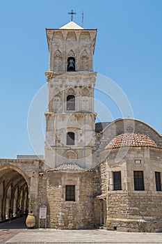 Bell tower of Church of Saint Lazarus in Larnaca Larnaka Cyprus, an autocephalous Greek Orthodox Church