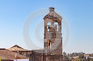 Bell Tower of Church of Santa MarÃÂ­a de la Granada in Niebla, Huelva, Spain photo