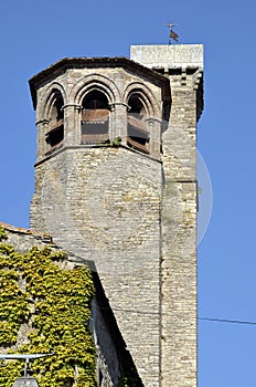 Bell tower of Cordes-sur-Ciel in France photo