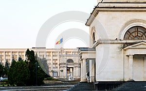 the bell tower and the government building