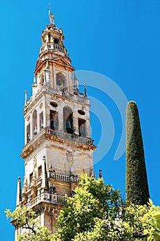 Bell tower of the great mosque of Cordoba