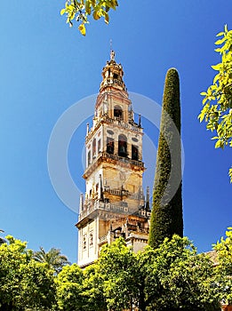 Bell tower of the great mosque of Cordoba