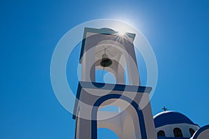 Bell tower of a Greek Orthodox Church