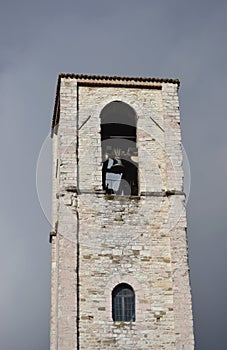 Bell tower in Gubbio â€“ Umbria