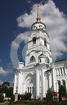 Bell tower of the Holy Assumption Cathedral. Vladimir, Russia