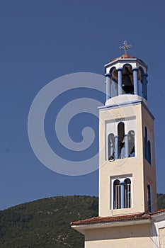 Bell tower in Litohoro