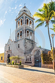 Bell tower on the Loreto Missioin church