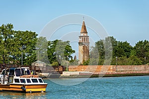 Bell Tower in Mazzorbo Island - Venice Lagoon Veneto Italy