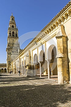 Bell Tower of the Mezquita Cathedral, Cordoba, Spain photo