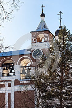 bell tower in Monastery of St Euthymius in Suzdal