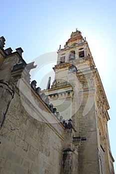 Bell tower of the mosque in Cordoba photo