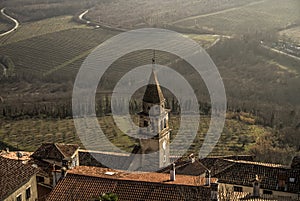 Bell tower in Motovun