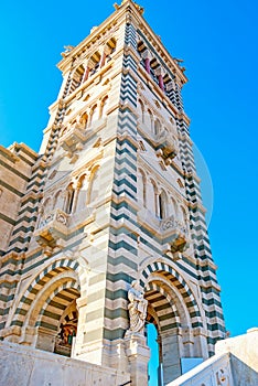 The Bell tower of the Notre Dame of Marseille